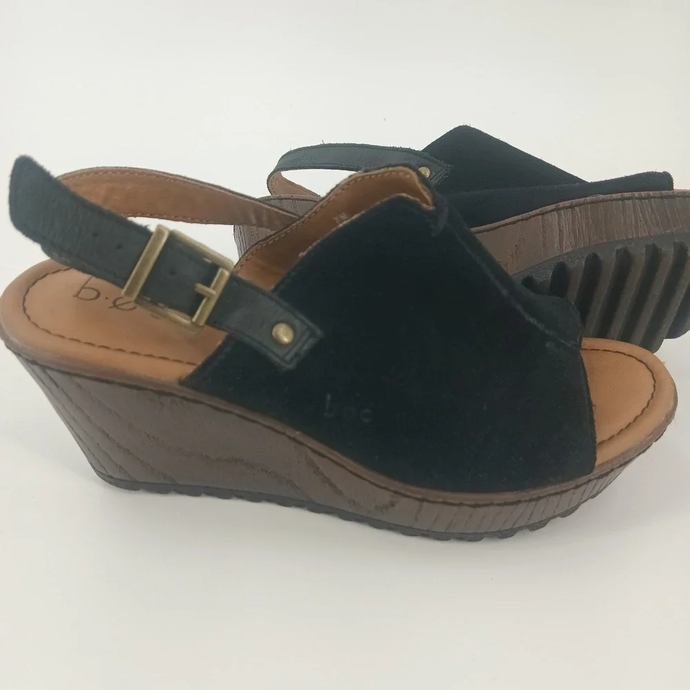 b.o.c. black suede